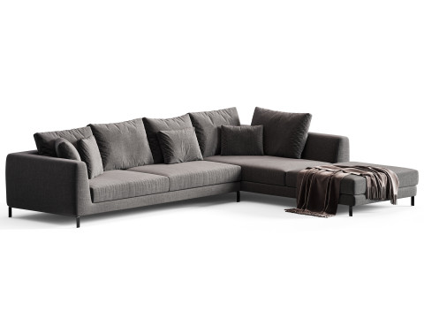 BB ITALIA Ray Corner Sectional Sofatex 3Dモデル