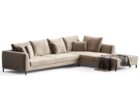BB ITALIA Ray Corner Sectional Sofatex 3Dモデル