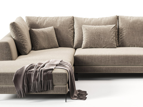BB ITALIA Ray Corner Sectional Sofatex 3Dモデル