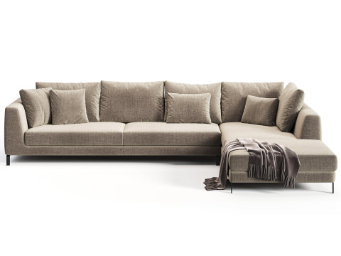 BB ITALIA Ray Corner Sectional Sofatex 3Dモデル