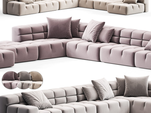 BB ITALIA Tufty Time Corner Sofa 3Dモデル