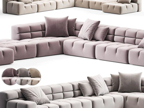 BB ITALIA Tufty Time hoekbank 3D Model