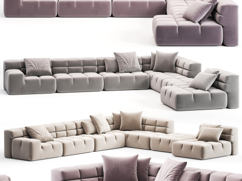 BB ITALIA Tufty Time Corner Sofa 3D Model