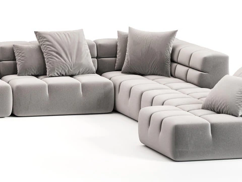 BB ITALIA Tufty Time Corner Sofa 3D Model