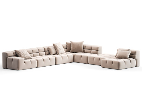 BB ITALIA Tufty Time Corner Sofa 3D Model