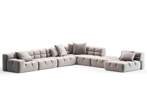 BB ITALIA Tufty Time Corner Sofa 3D Model
