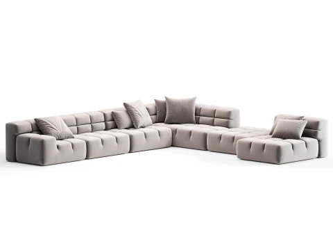 BB ITALIA Tufty Time Corner Sofa 3D Model