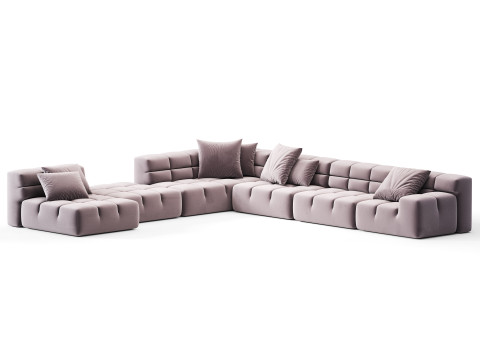 BB ITALIA Tufty Time Corner Sofa 3D Model