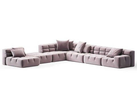 BB ITALIA Tufty Time Corner Sofa 3D Model