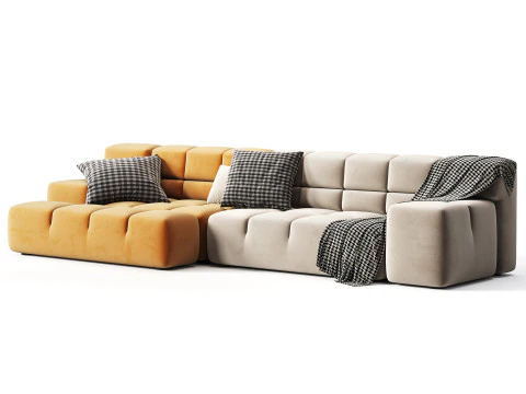 BB ITALIA タフティタイムソファ 3Dモデル