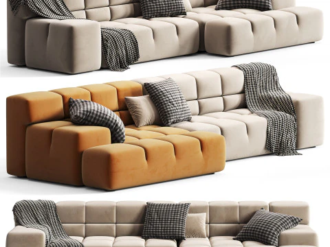 BB ITALIA タフティタイムソファ 3Dモデル