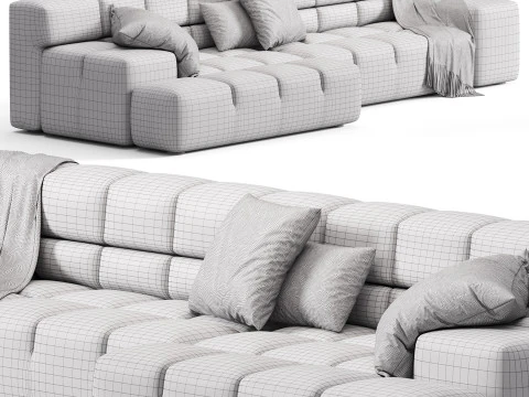 BB ITALIA タフティタイムソファ 3Dモデル