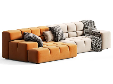 BB ITALIA タフティタイムソファ 3Dモデル