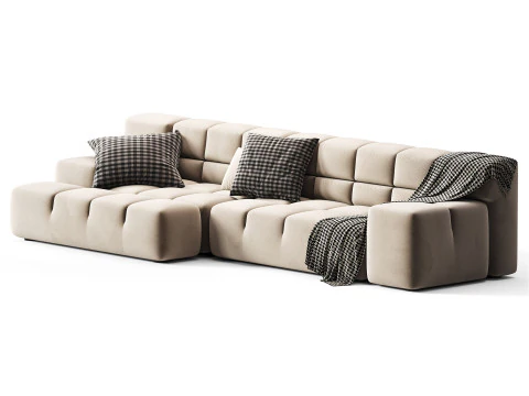 BB ITALIA タフティタイムソファ 3Dモデル