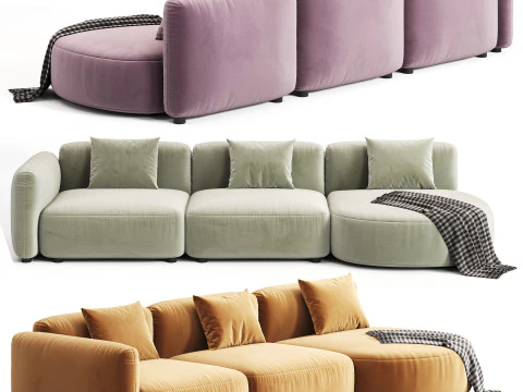 Calligaris Ginza Sofa 3D Model