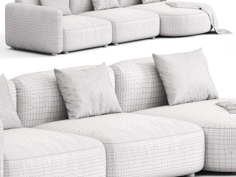 Calligaris Ginza Sofa 3Dモデル