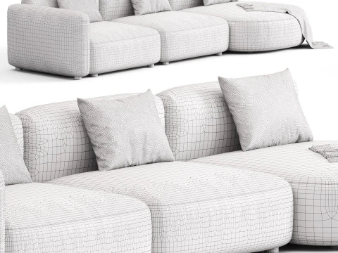 Calligaris Ginza Sofa 3D Model