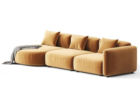 Calligaris Ginza Sofa 3D Model