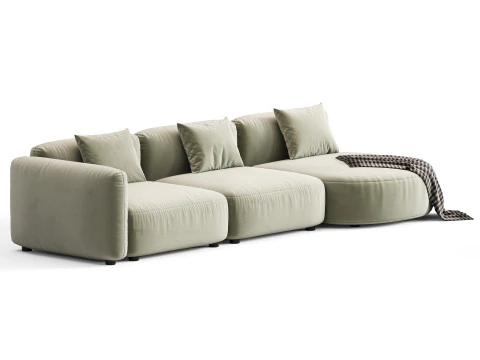 Calligaris Ginza Sofa 3D Model