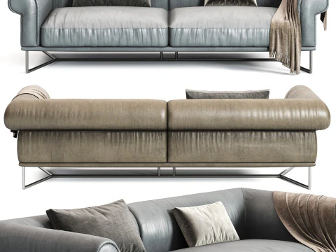 Diotti Vivaldi Linear Sofa 3D Model