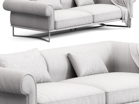 Diotti Vivaldi Linear Sofa 3D Model