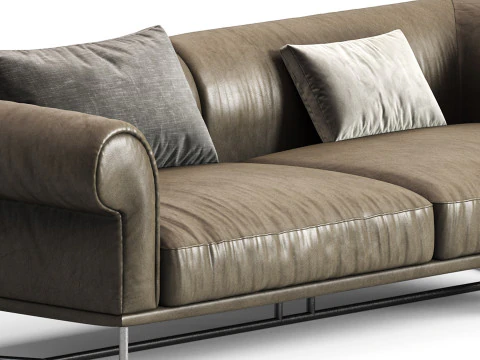 Diotti Vivaldi Linear Sofa 3D Model