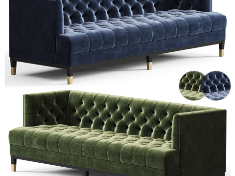 Eichholtz Castelle Chesterfield Sofa 3Dモデル