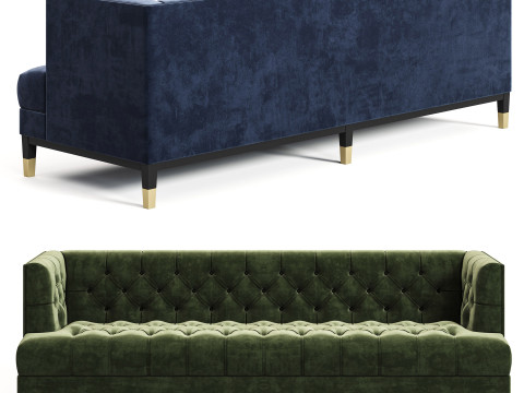 Eichholtz Castelle Chesterfield Sofa Modello 3D