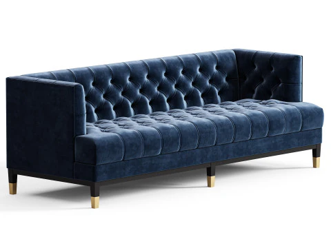 Eichholtz Castelle Chesterfield Sofa 3D Model
