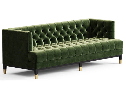 Eichholtz Castelle Chesterfield Sofa 3D Model
