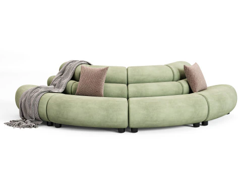 Eichholtz Lindau Inside Corner Modular Sofa 3D Model