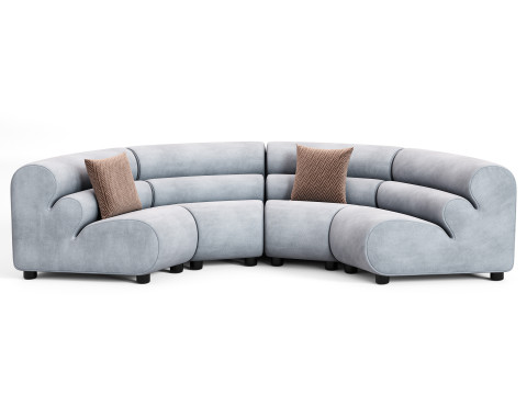 Eichholtz Lindau Inside Corner Modular Sofa Modèle 3D