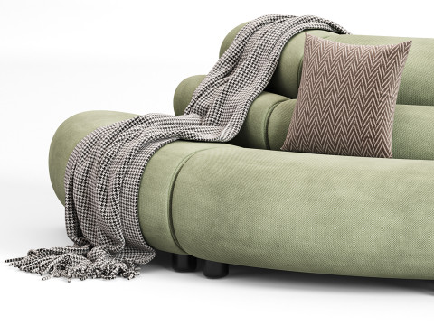 Eichholtz Lindau Inside Corner Modular Sofa Modèle 3D