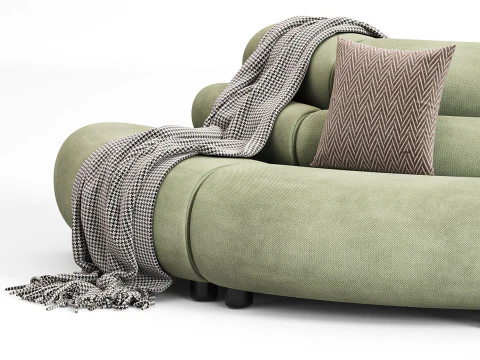 Eichholtz Lindau Inside Corner Modular Sofa 3D Model
