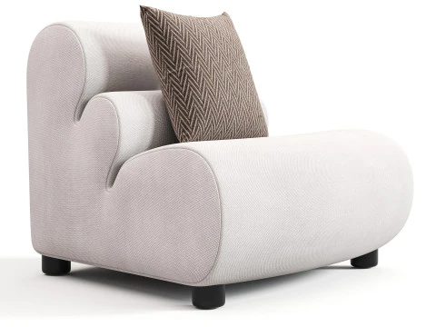 Eichholtz Lindau Inside Corner Modular Sofa 3D Model