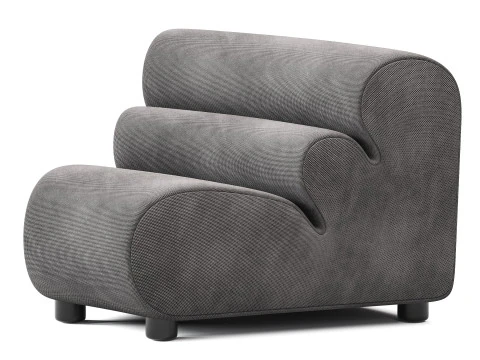 Eichholtz Lindau Inside Corner Modular Sofa 3D Model