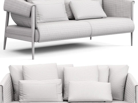 Frigerio Burton Sofa 3D Model