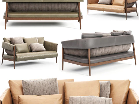 Frigerio Burton Sofa 3D Model