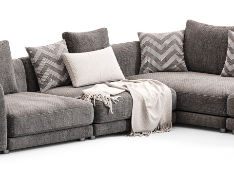 Frigerio Miller Corner Sofa Modelo 3D