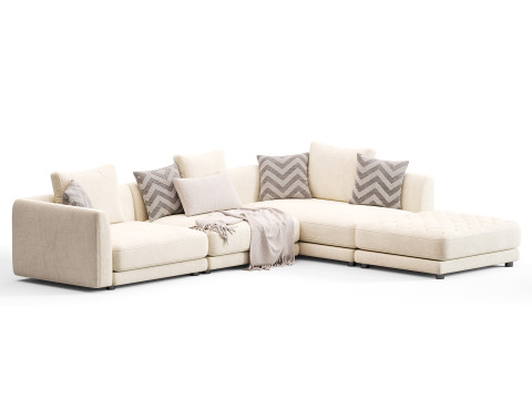 Frigerio Miller Corner Sofa Modelo 3D