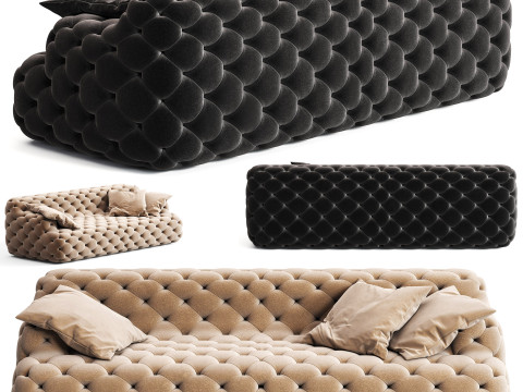 Meridiani Norton Capitonne Sofas 3Dモデル