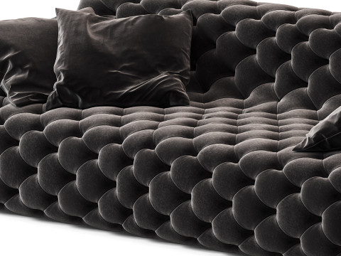 Meridiani Norton Capitonne Sofas 3Dモデル