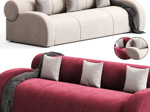 Meridiani Oscar Sofa 3D Model