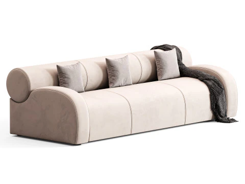 Meridiani Oscar Sofa 3D Model