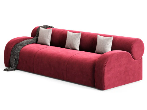 Meridiani Oscar Sofa 3D Model