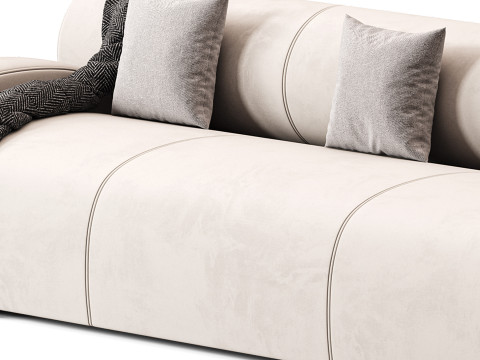 Meridiani Oscar Sofa 3D 모델