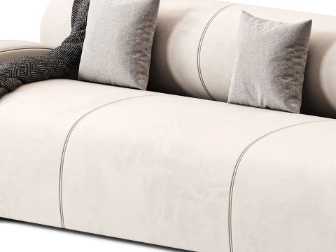 Meridiani Oscar Sofa 3D Model