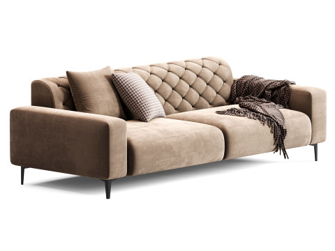 Pianca Boston Capitonne Sofa 3Dモデル