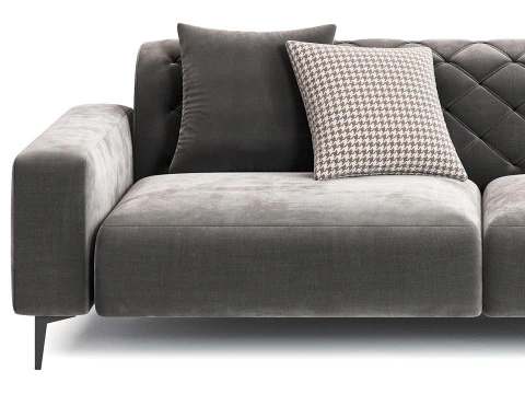 Pianca Boston Capitonne Sofa 3D Model