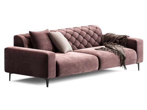Pianca Boston Capitonne Sofa 3Dモデル